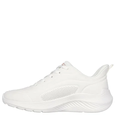 ZAPATILLAS MUJER SKECHERS CASUALES BLANCO BOBS SQUAD WAVES - 4