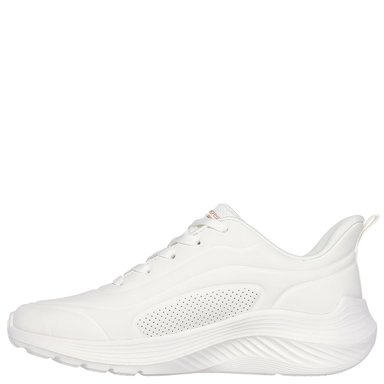 ZAPATILLAS MUJER SKECHERS CASUALES BLANCO BOBS SQUAD WAVES - 4