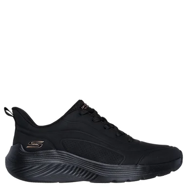 ZAPATILLAS MUJER SKECHERS CASUALES NEGRO BOBS SQUAD WAVES - 1