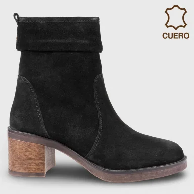 BOTINES CUERO MUJER CACHAREL ACORO - 1