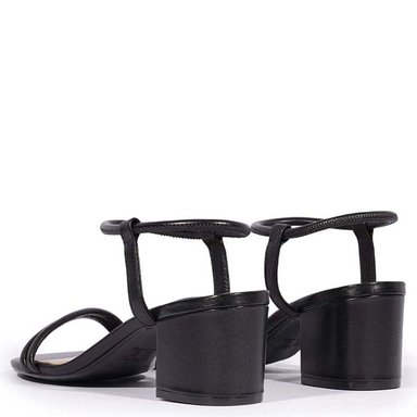 SANDALIAS CUERO MUJER SCHUTZ NEGRO - 4