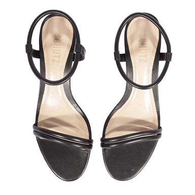 SANDALIAS CUERO MUJER SCHUTZ NEGRO - 5