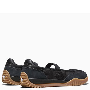 ZAPATILLAS MUJER CONVERSE URBANAS NEGRO RUN STAR TRAINER BALLET FLAT - 6
