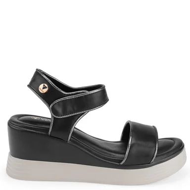 SANDALIAS MUJER VIA UNO 9T2839-11 CUERO - 1