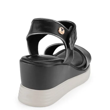 SANDALIAS MUJER VIA UNO 9T2839-11 CUERO - 3