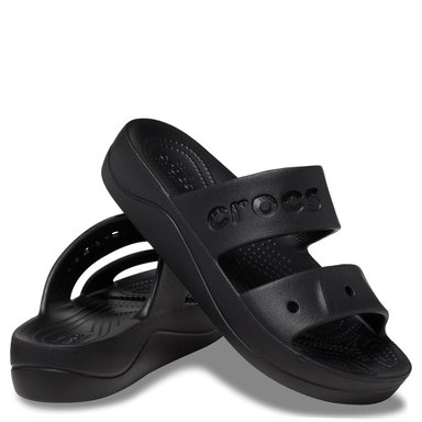 SANDALIAS MUJER CROCS NEGRO BAYA PLATFORM - 4