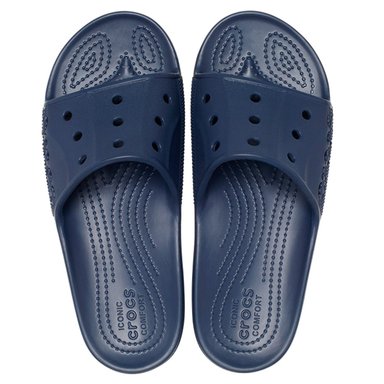 SANDALIAS MUJER CROCS AZUL BAYA II SLIDE - 5