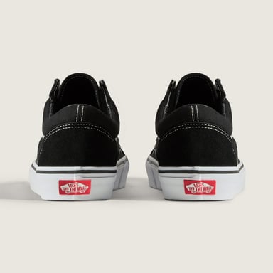 ZAPATILLAS MUJER VANS URBANAS NEGRO UA OLD SK CUERO - 4