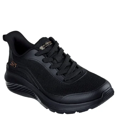 ZAPATILLAS MUJER SKECHERS URBANAS NEGRO BOBS SQUAD WAVES - 2