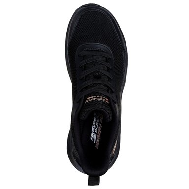ZAPATILLAS MUJER SKECHERS URBANAS NEGRO BOBS SQUAD WAVES - 4