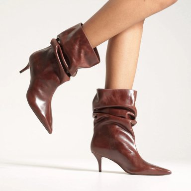 BOTINES MUJER AREZZO CHOCOLATE - 3