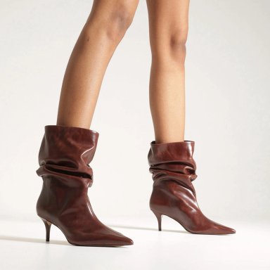 BOTINES MUJER AREZZO CHOCOLATE - 7