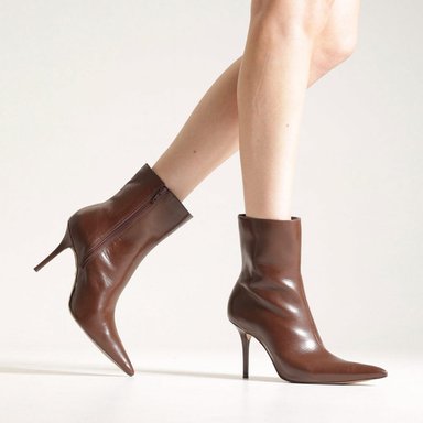 BOTINES MUJER AREZZO CHOCOLATE - 2