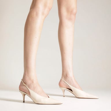 ZAPATOS VESTIR MUJER AREZZO CREMA A138550010.0001U.X1Z8X.XLTP CUERO - 2