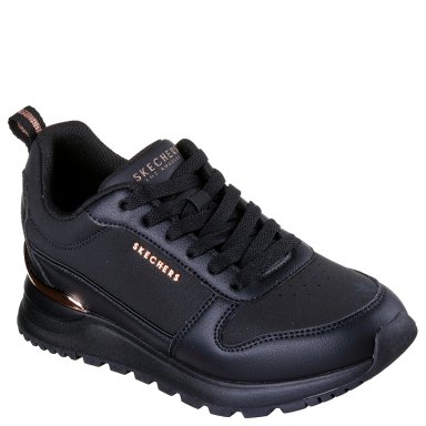 ZAPATILLAS MUJER SKECHERS URBANAS NEGRO RUNWAY - 2