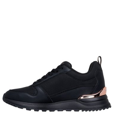 ZAPATILLAS MUJER SKECHERS URBANAS NEGRO RUNWAY - 4