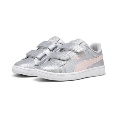 ZAPATILLAS UNISEX PUMA URBANAS PLATEADO SMASH 3.0 GLITZ GLAM V PS - 3