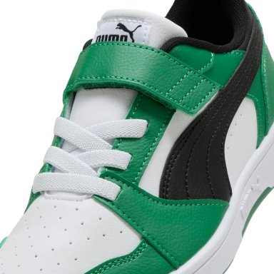 ZAPATILLAS NIÑO PUMA URBANAS VERDE PUMA REBOUND V6 LO AC+ PS - 5