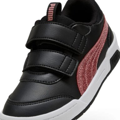 ZAPATILLAS NIÑA PUMA URBANAS NEGRO PUMA MULTIFLEX 2 GLITZ FS - 5