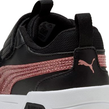 ZAPATILLAS NIÑA PUMA URBANAS NEGRO PUMA MULTIFLEX 2 GLITZ FS - 6