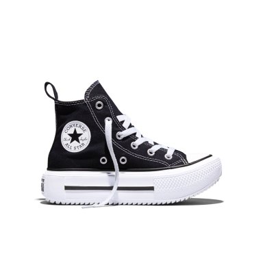 ZAPATILLAS NIÑO CONVERSE URBANAS NEGRO CHUCK TAYLOR ALL STAR DOUBLE STACK PLATFORM - 1