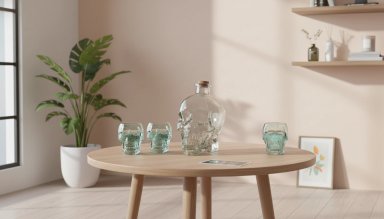 VASO RIPLEY HOME CALAVERA VIDRIO - 1