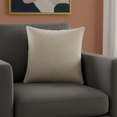 COJÍN RIPLEY HOME JASPEADO TAUPE 50 X 50 CM - 1