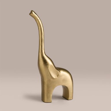 ELEFANTE RIPLEY HOME TROMPA DORADO 22CM - 1