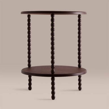 MESA DE APOYO RIPLEY HOME ESFERAS MADERA 55CM - 1
