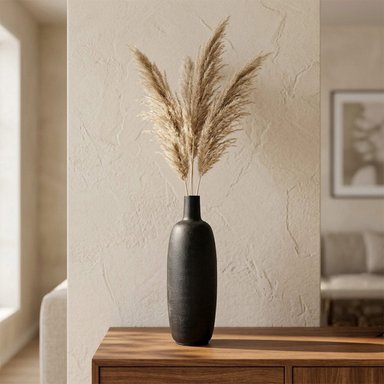 JARRÓN MAISON LINETT NEGRO 60.5CM - 1