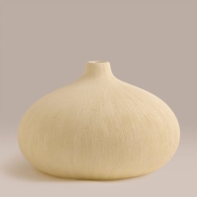 JARRÓN MAISON LINETT TEXTURA BLANCO 21CM - 2