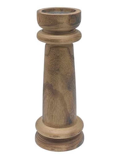 CANDELABRO RIPLEY HOME MADERA MARRON 33CM - 1
