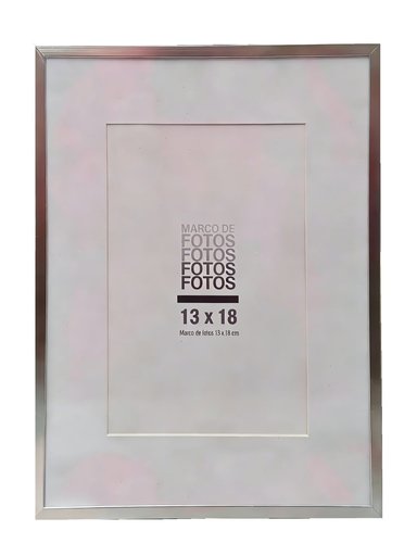MARCO DE FOTOS RIPLEY HOME RECTANGULAR PLATEADO 18X13 CM - 1