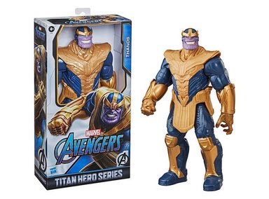 FIGURA ACCIÓN HASBRO AVENGERS TITAN HERO SERIES LUJO THANOS E7381 - 1