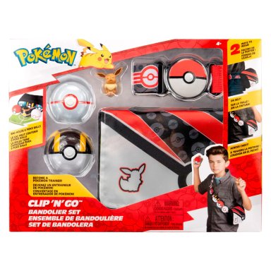 SET DE BANDOLERA CON POKEBOLA Y FIGURA POKÉMON SURTIDO - 3