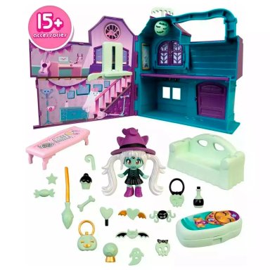 SET PINYPON MANSION TENEBROSA + MUÑECA - 1