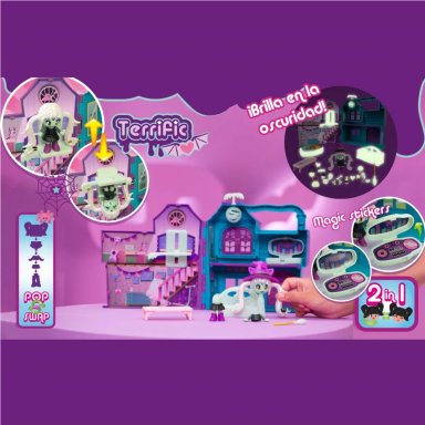 SET PINYPON MANSION TENEBROSA + MUÑECA - 2
