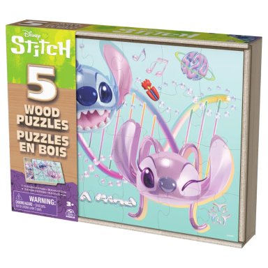 ROMPECABEZAS STITCH DE MADERA PACK X5 - 3