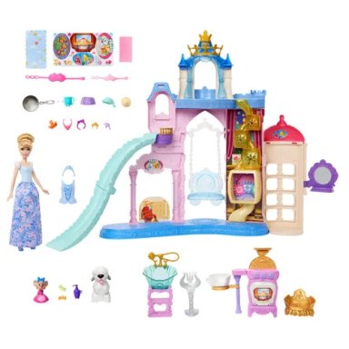 MUÑECA DISNEY PRINCESA SET DE JUEGO PALACIO ANIMALITOS - 3