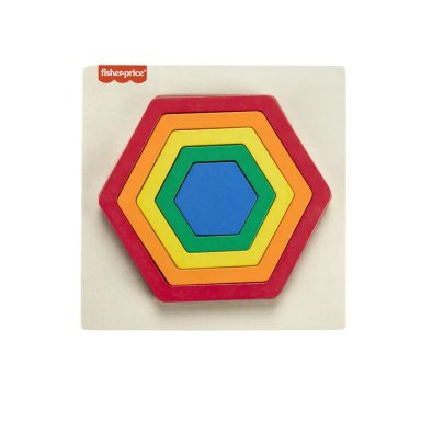 ROMPECABEZA FISHER PRICE ARCOÍRIS MADERA - 1
