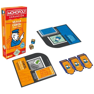 JUEGO MESA MONOPOLY EXPANSIÓN VE A LA CÁRCEL - 3