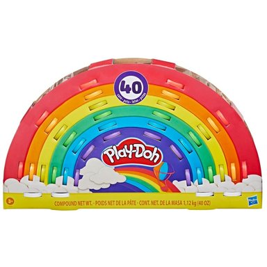 PACK PLAY DOH E6016 COLORIDO ARCOIRIS 40 - 1