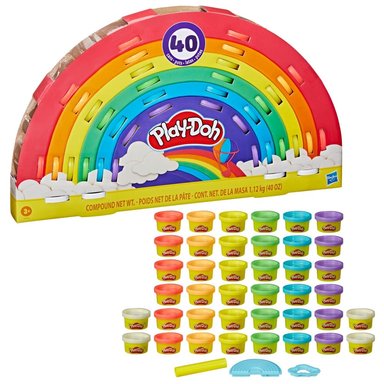PACK PLAY DOH E6016 COLORIDO ARCOIRIS 40 - 2