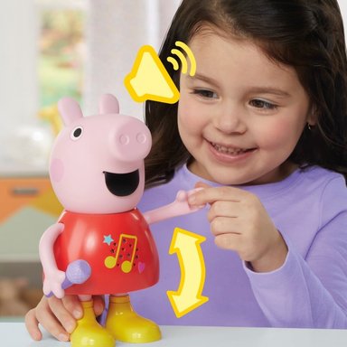 MUÑECA PEPPA PIG JUGUETE CERDITA HABLA Y CANTA G0518 - 1