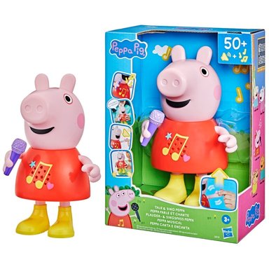 MUÑECA PEPPA PIG JUGUETE CERDITA HABLA Y CANTA G0518 - 4