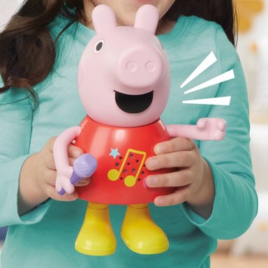 MUÑECA PEPPA PIG JUGUETE CERDITA HABLA Y CANTA G0518 - 9