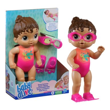 MUÑECA BABY ALIVE LA NADADORA SUNNY - 3