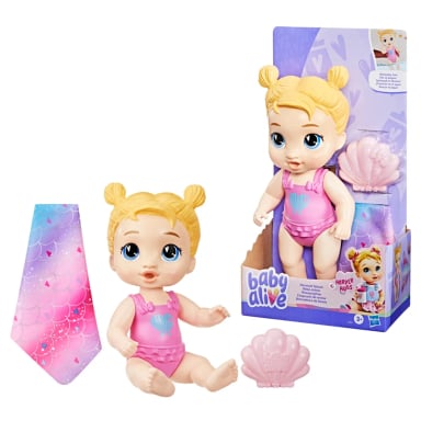 MUÑECA BABY ALIVE CHAPUZÓN DE SIRENA - 1
