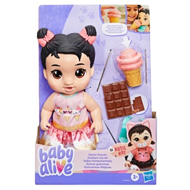 MUÑECA BABY ALIVE DULCES GOLOSINAS KATIE KAT - 3
