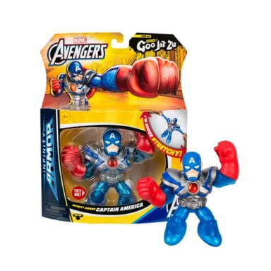 FIGURA ACCIÓN GOO JIT ZU MARVEL INFINITY ARMOR HERO PACK 3ASST - 3